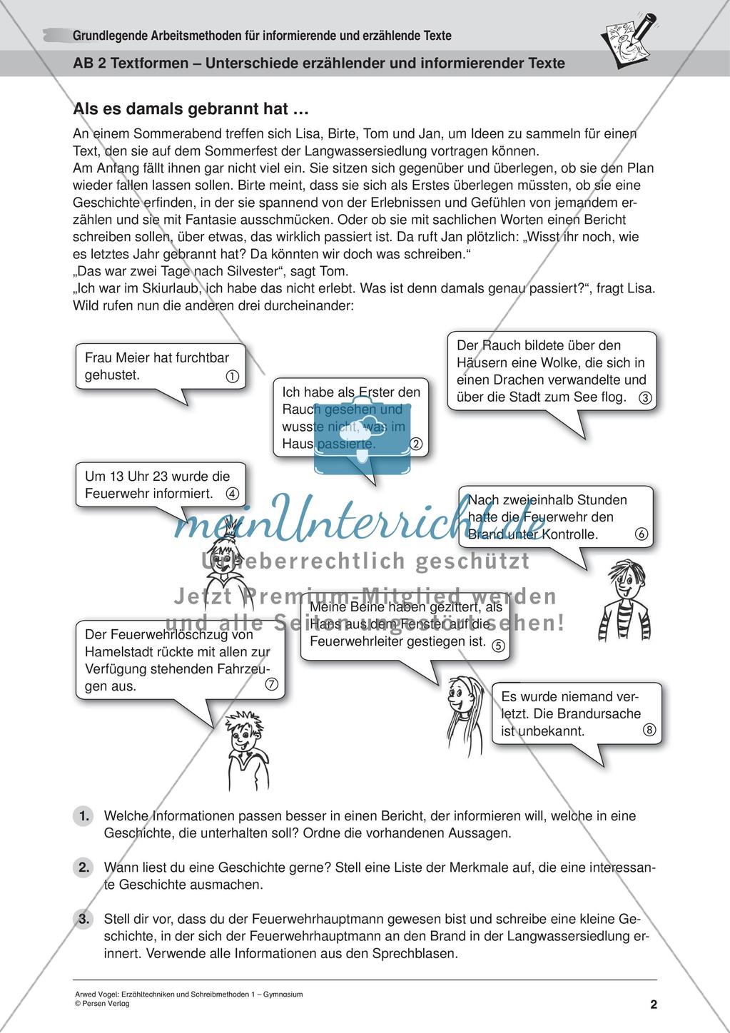 Grundlagen von Erzähltechniken und Schreibmethoden Preview 4