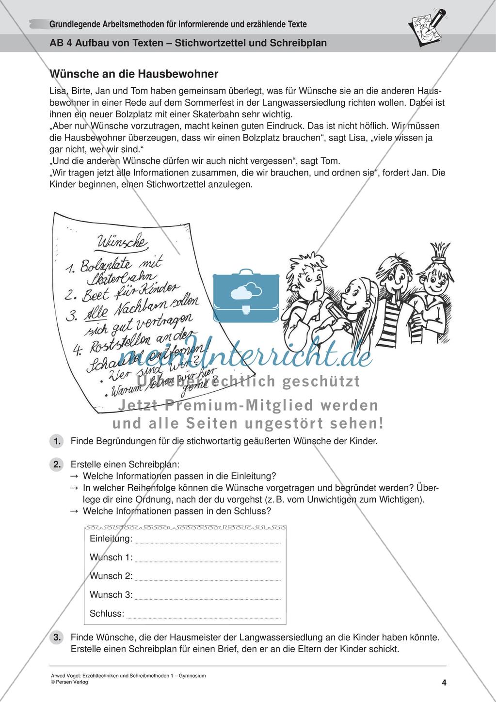 Grundlagen von Erzähltechniken und Schreibmethoden Preview 6