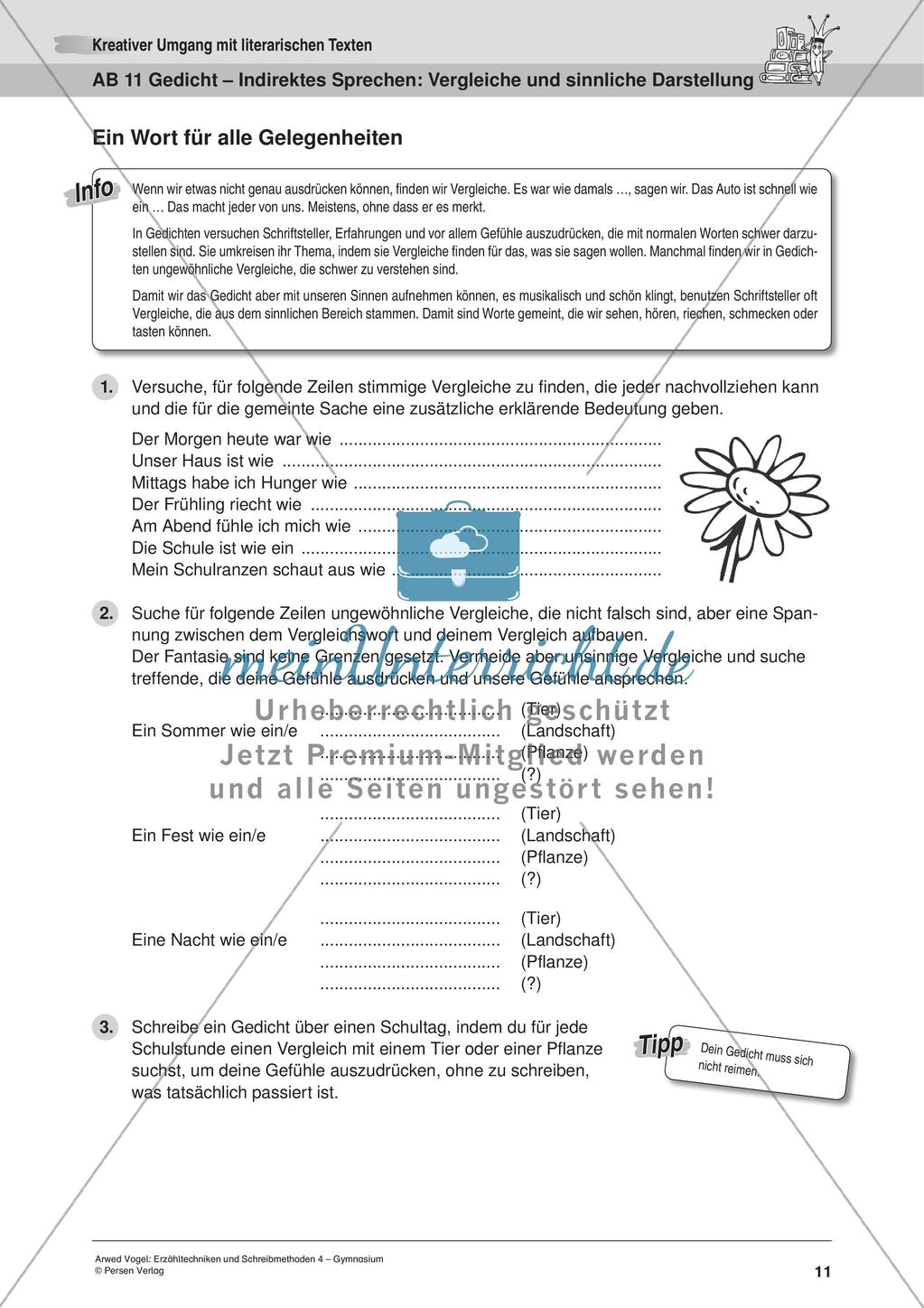 Kreativer Umgang mit literarischen Texten Preview 13