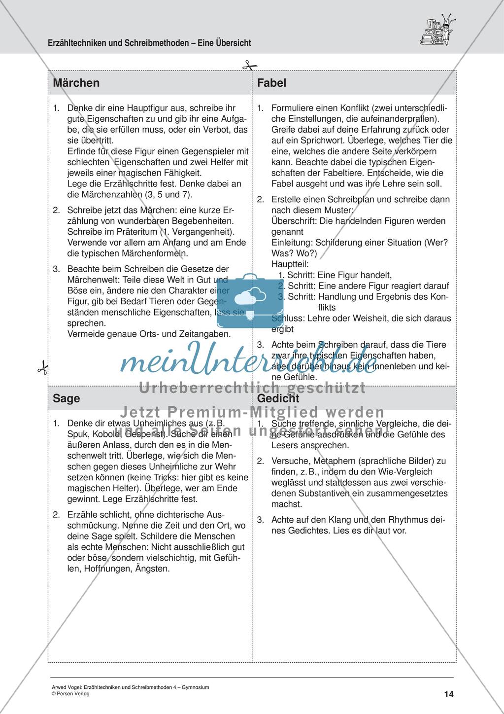 Kreativer Umgang mit literarischen Texten Preview 16