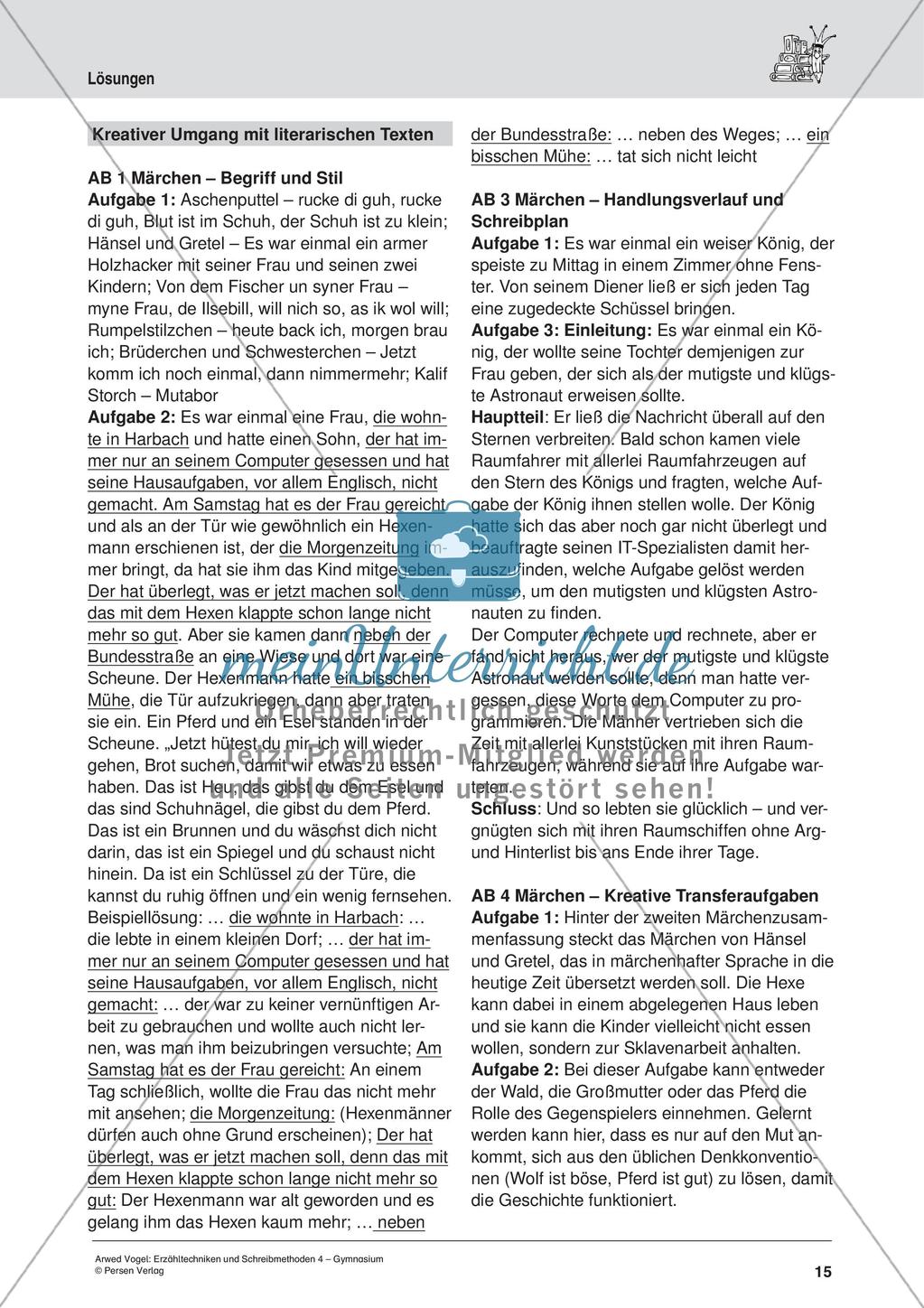 Kreativer Umgang mit literarischen Texten Preview 17