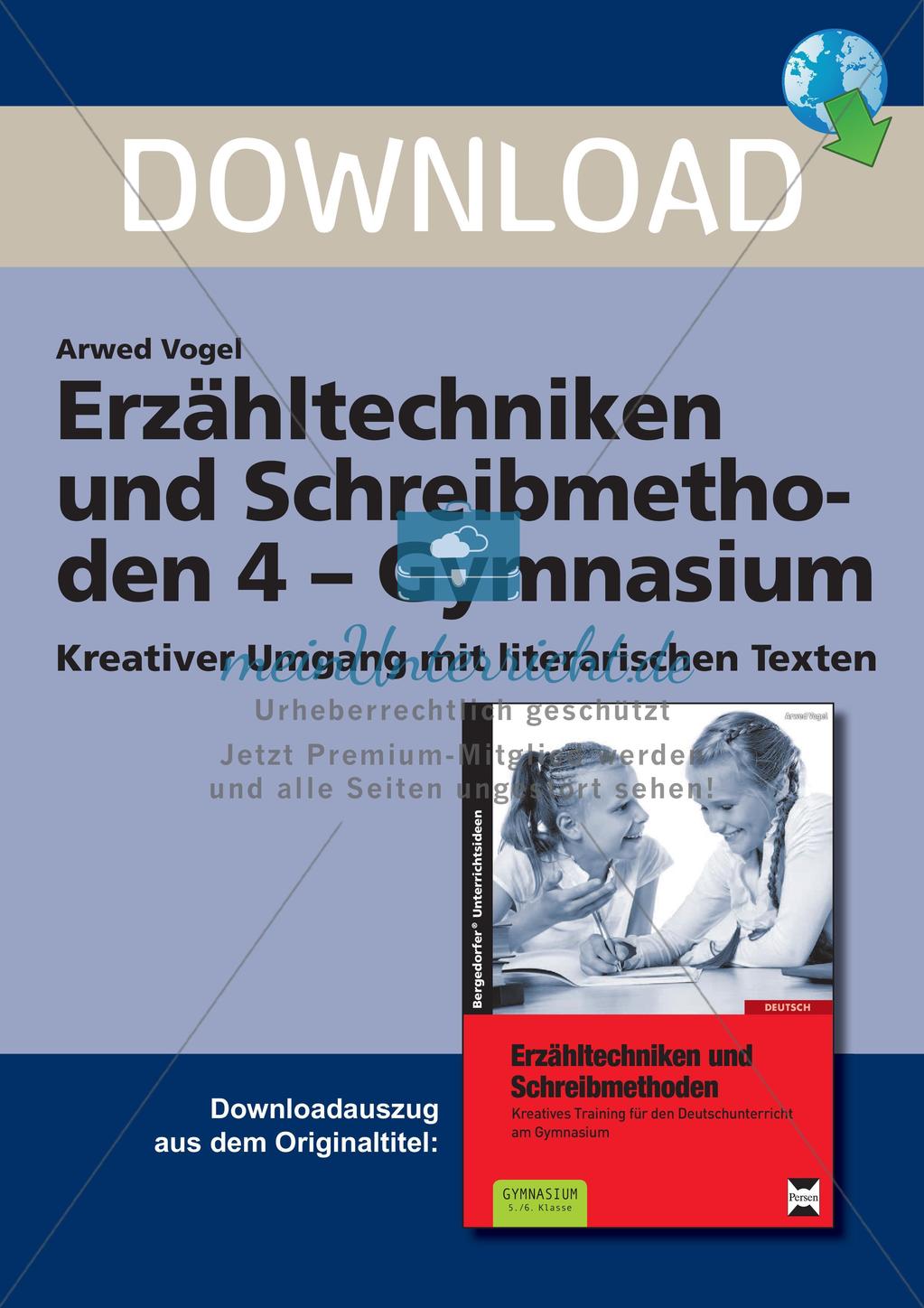 Kreativer Umgang mit literarischen Texten Preview 1