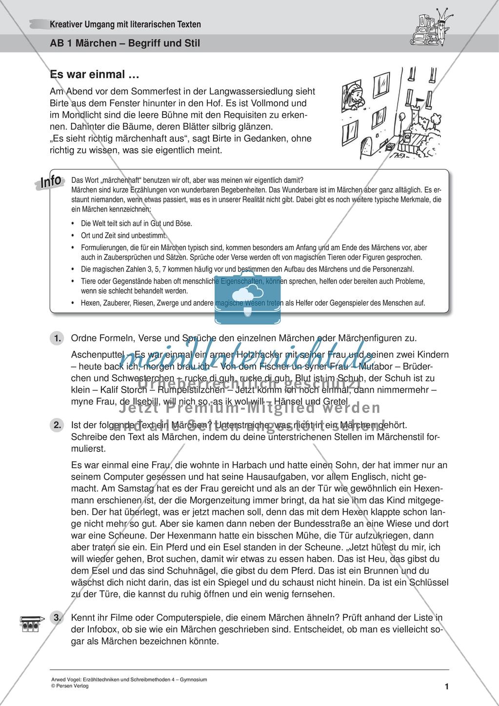 Kreativer Umgang mit literarischen Texten Preview 3