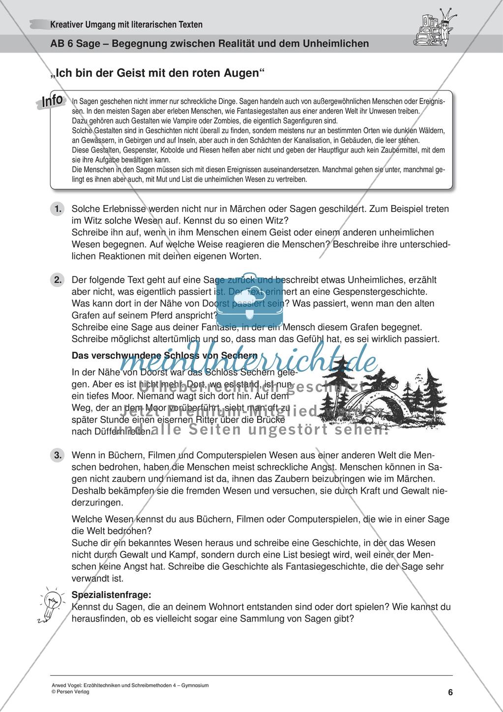 Kreativer Umgang mit literarischen Texten Preview 8