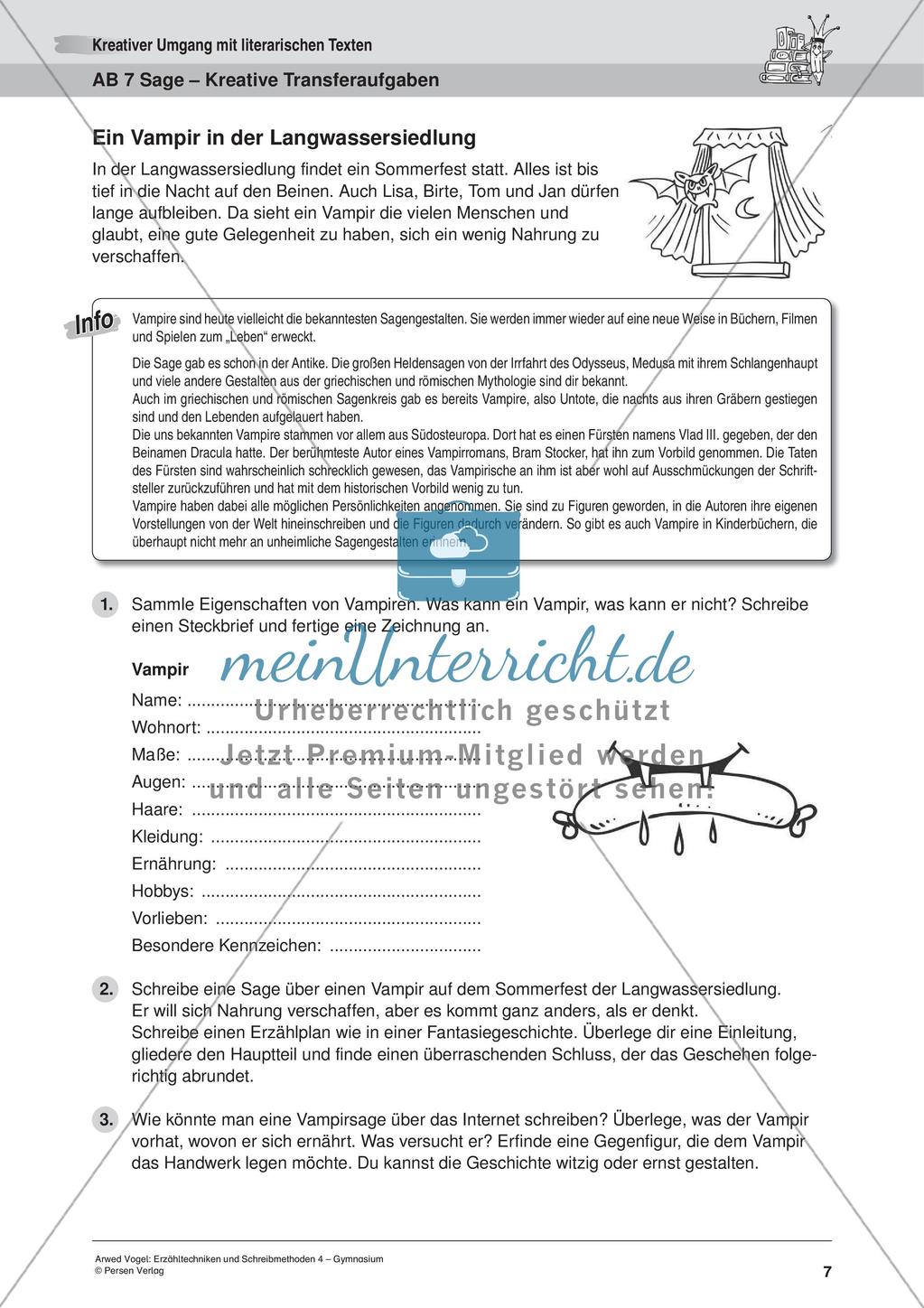 Kreativer Umgang mit literarischen Texten Preview 9