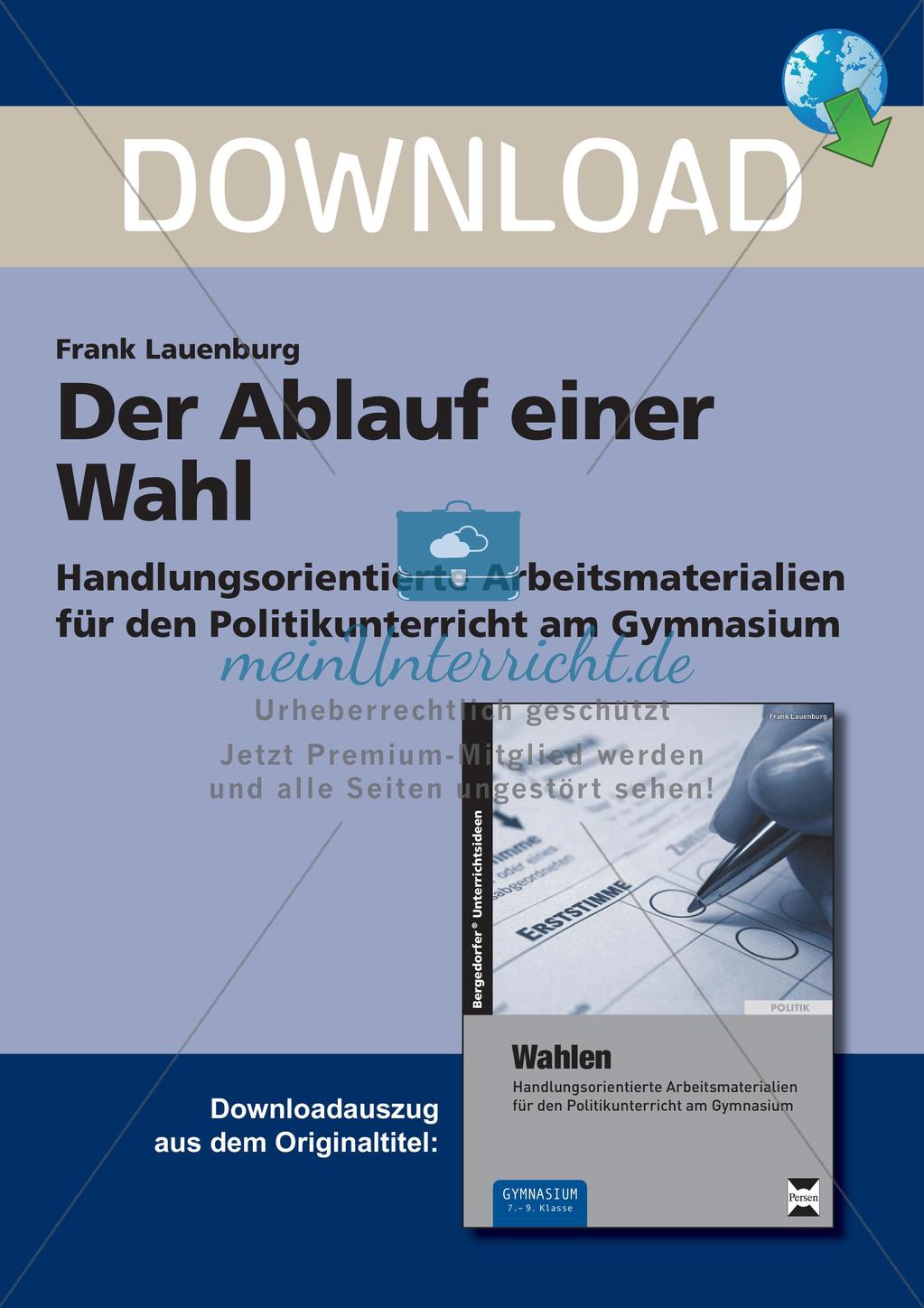 Der Ablauf einer Wahl Preview 1