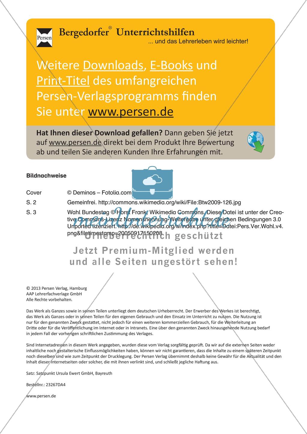 Bundestagswahl: Der Stimmzettel Preview 9