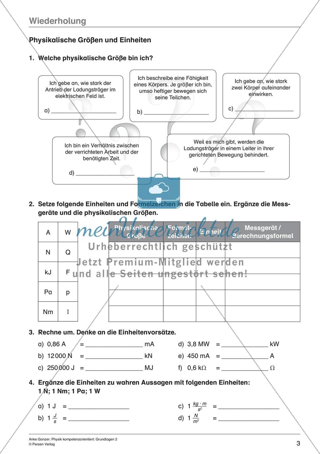 Gemischte Aufgaben zu den Grundlagen Preview 5
