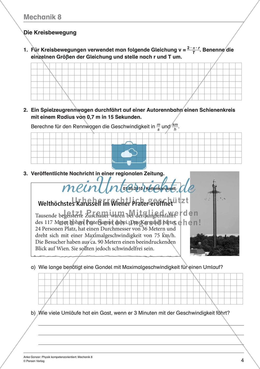 Mechanik: Bewegungsarten Preview 6