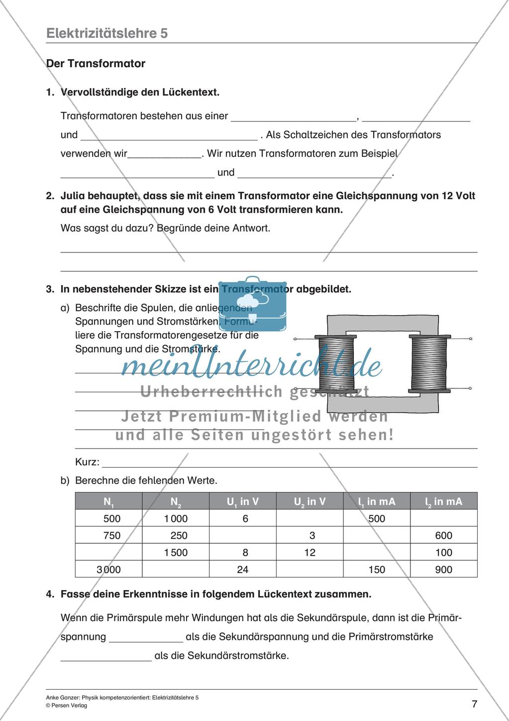 Elektrizitätslehre Preview 9