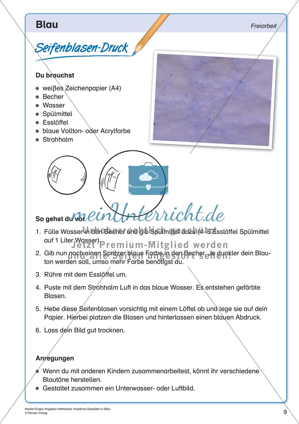 Kunstwerke und Farbe: Blau Preview 11