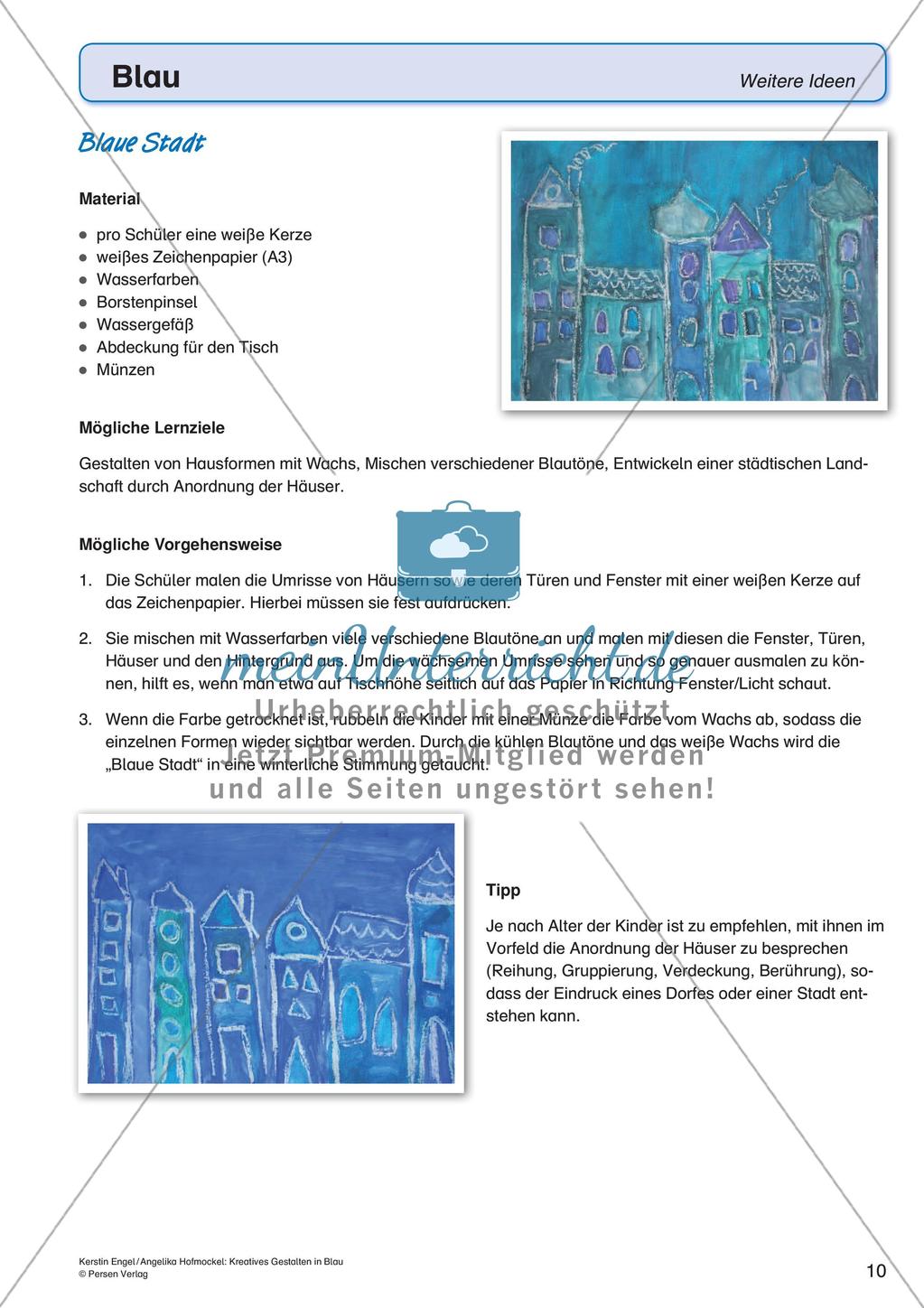 Kunstwerke und Farbe: Blau Preview 12