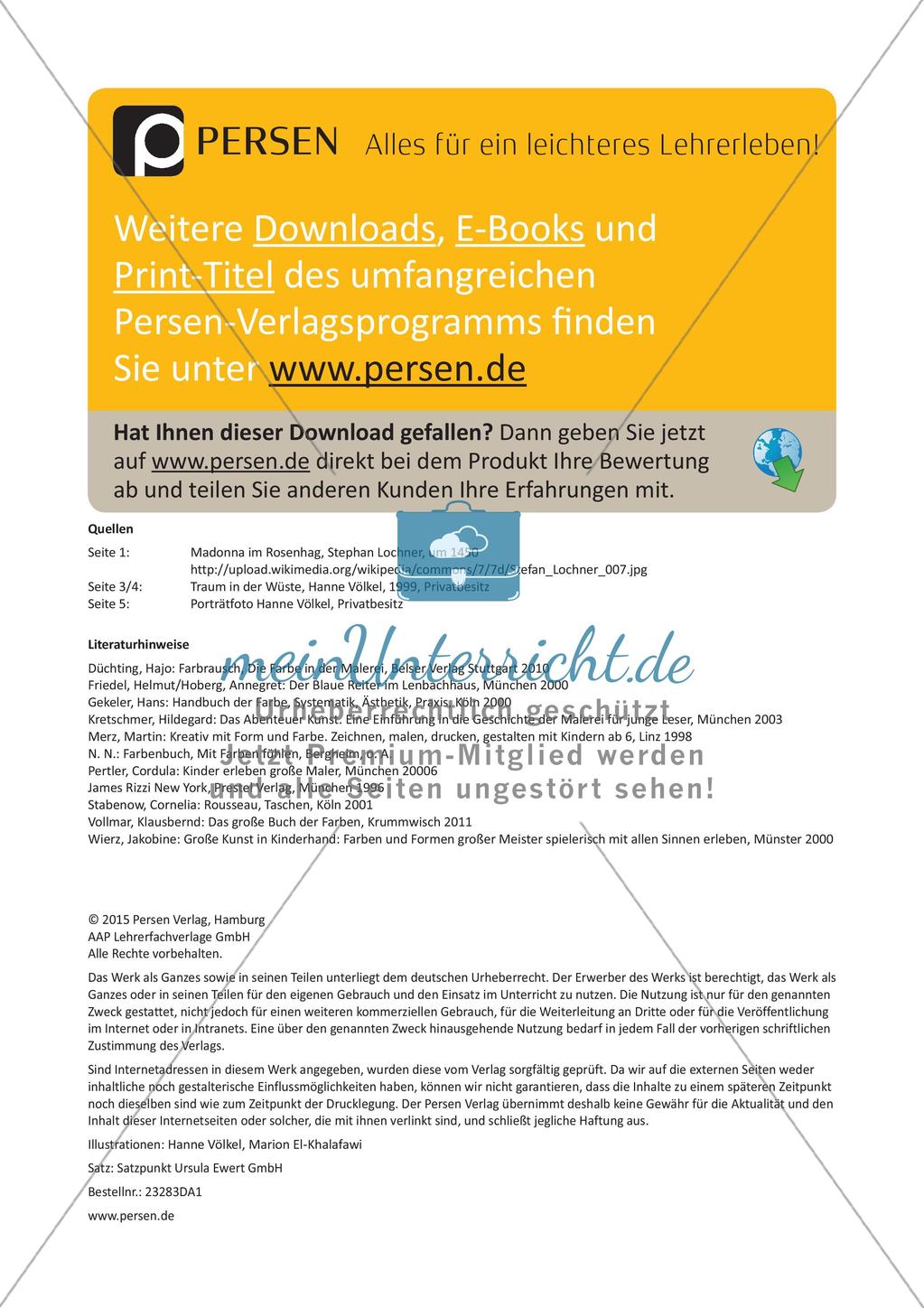 Kunstwerke und Farbe: Blau Preview 13