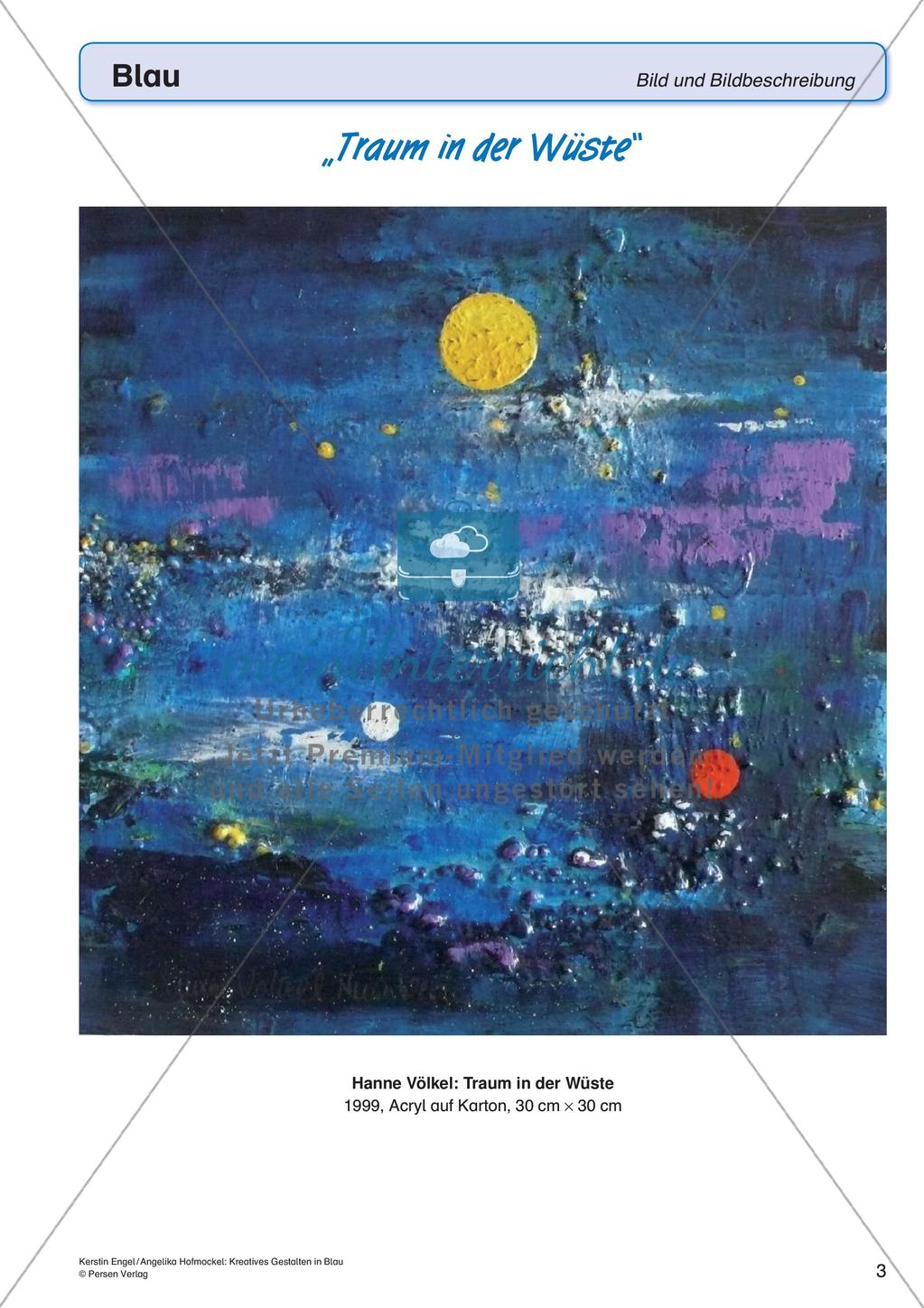 Kunstwerke und Farbe: Blau Preview 5