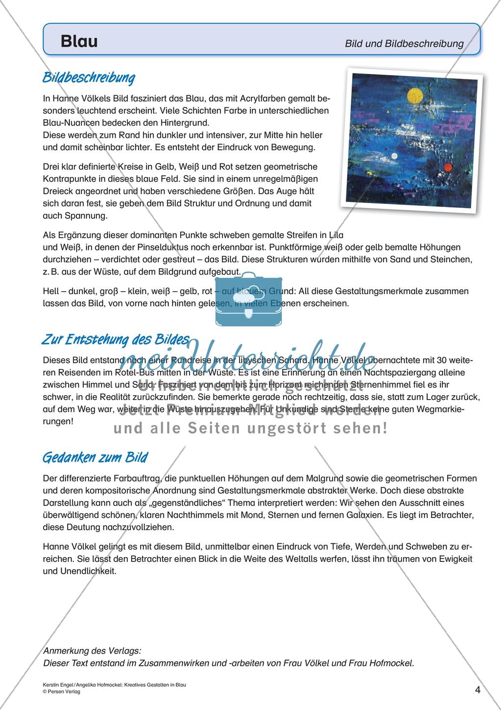Kunstwerke und Farbe: Blau Preview 6