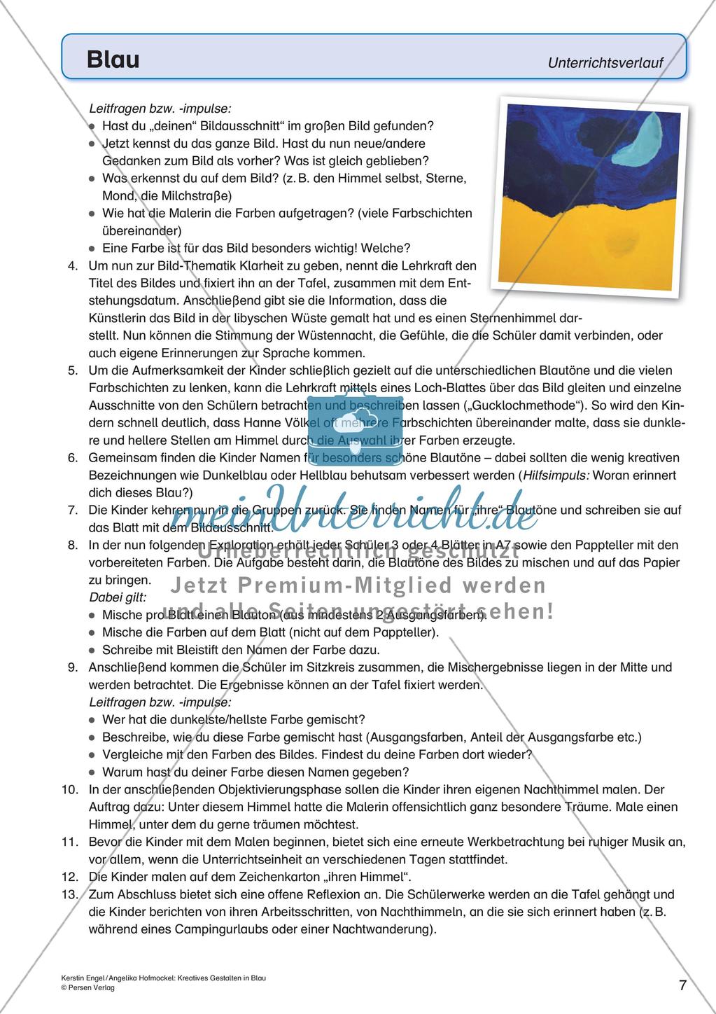 Kunstwerke und Farbe: Blau Preview 9