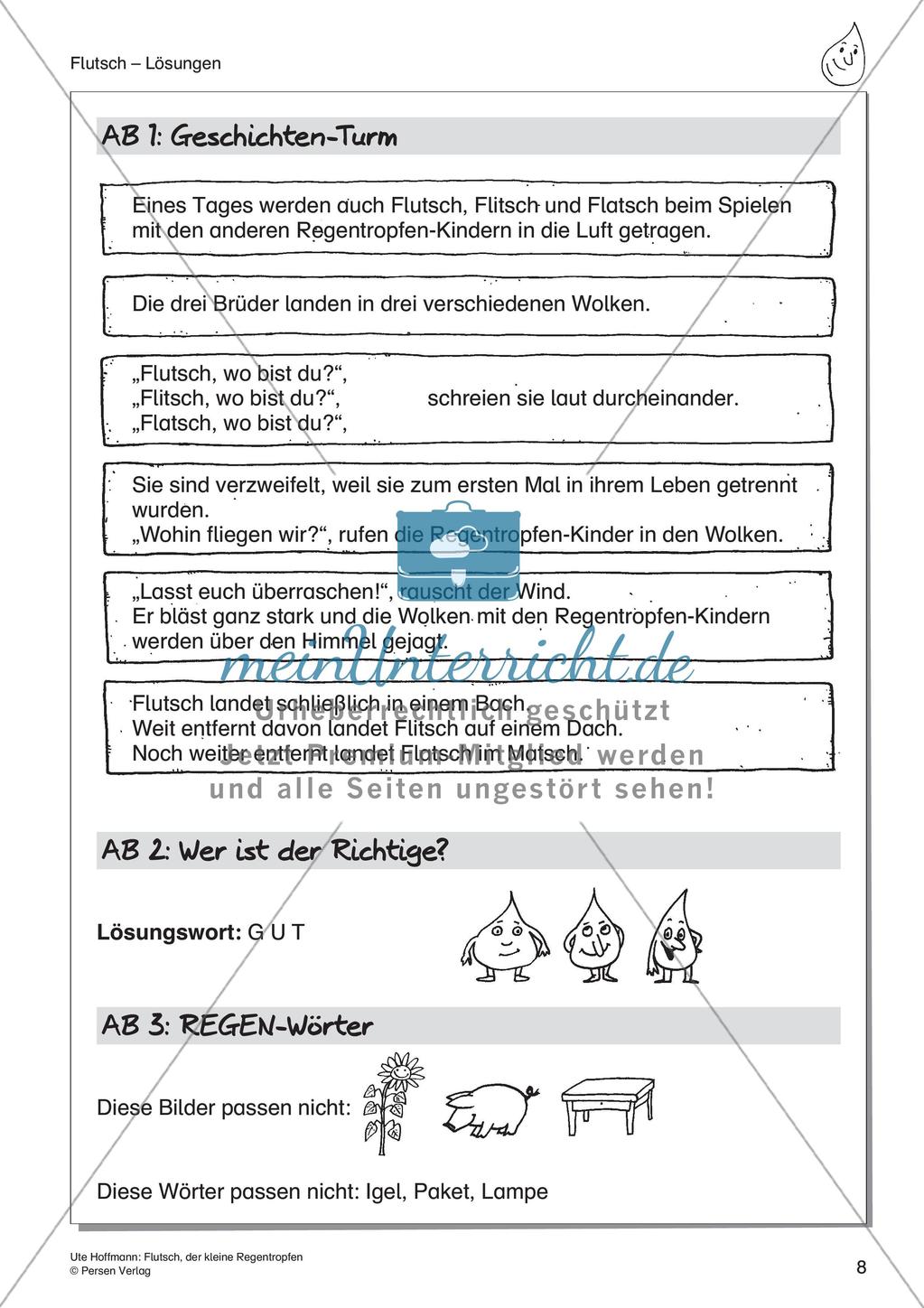 Märchen: Flutsch, der kleine Regentropfen Preview 10