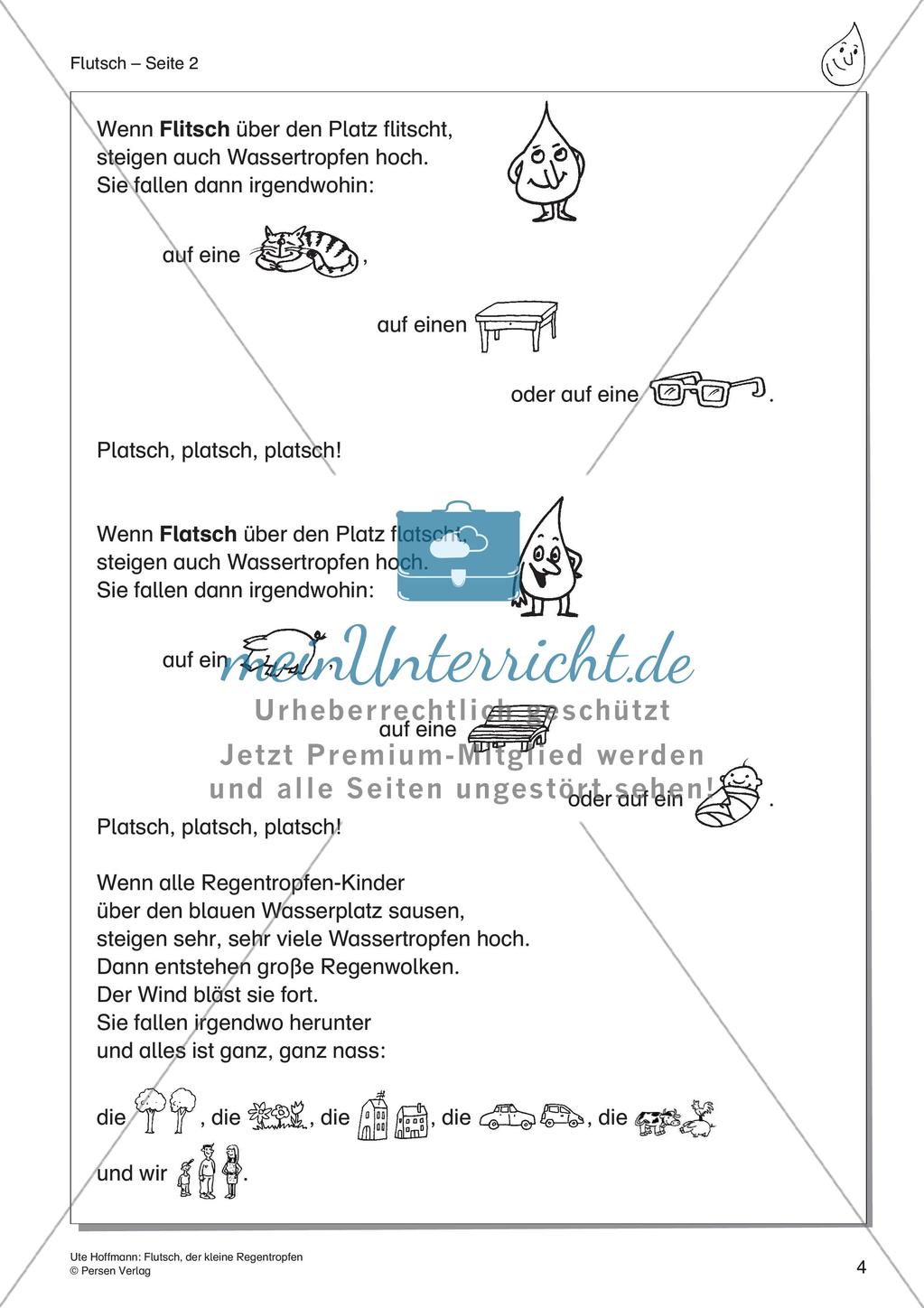 Märchen: Flutsch, der kleine Regentropfen Preview 6