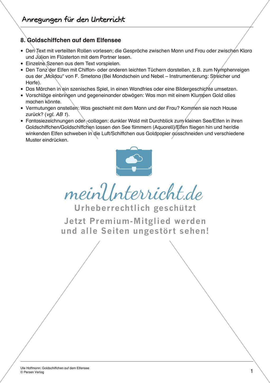 Neues Märchen: Goldschiffchen auf dem Elfensee Preview 3