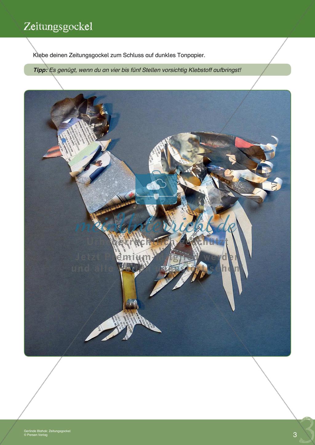 Miniprojekt: Zeitungsgockel Preview 5