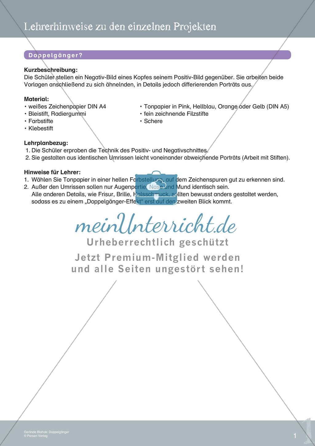 Künstlerische Miniprojekte: Doppelgänger Preview 3
