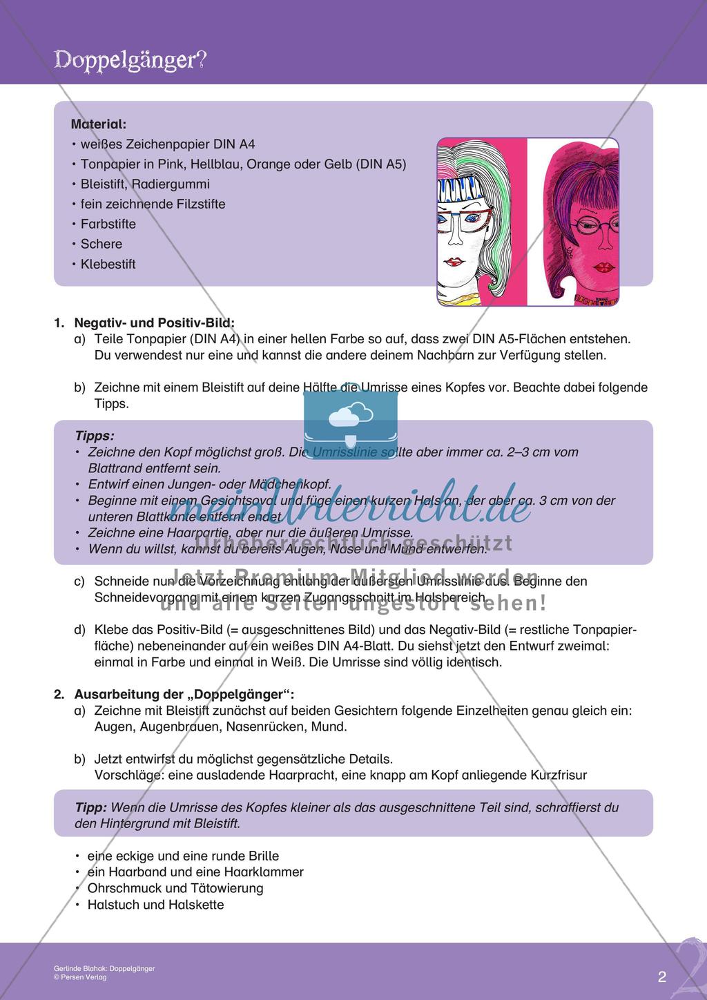 Künstlerische Miniprojekte: Doppelgänger Preview 4