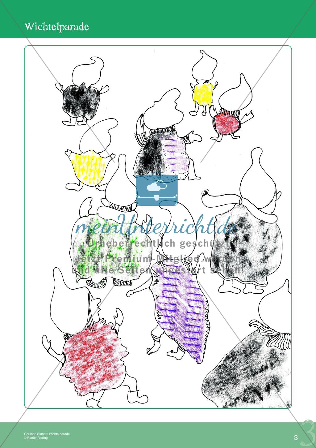 Künstlerische Miniprojekte: Wichtelparade Preview 5