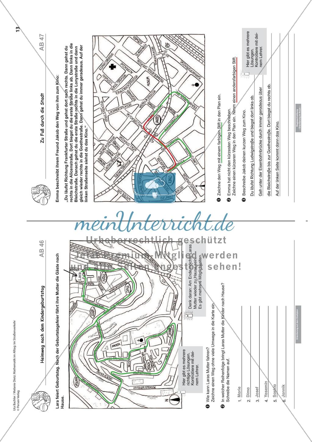 Sachaufgaben: Im Straßenverkehr Preview 15