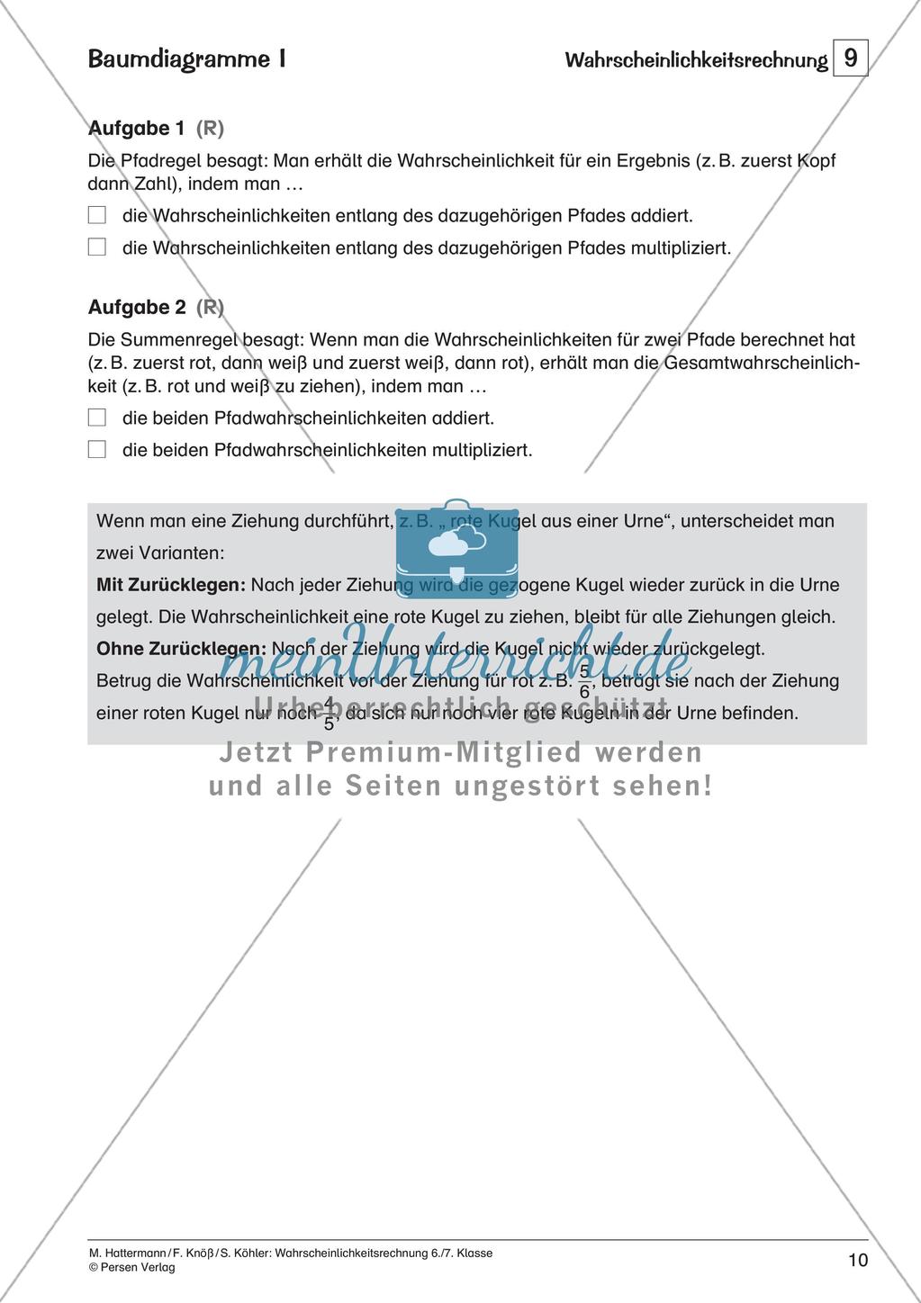 Wahrscheinlichkeitsrechnung Preview 12