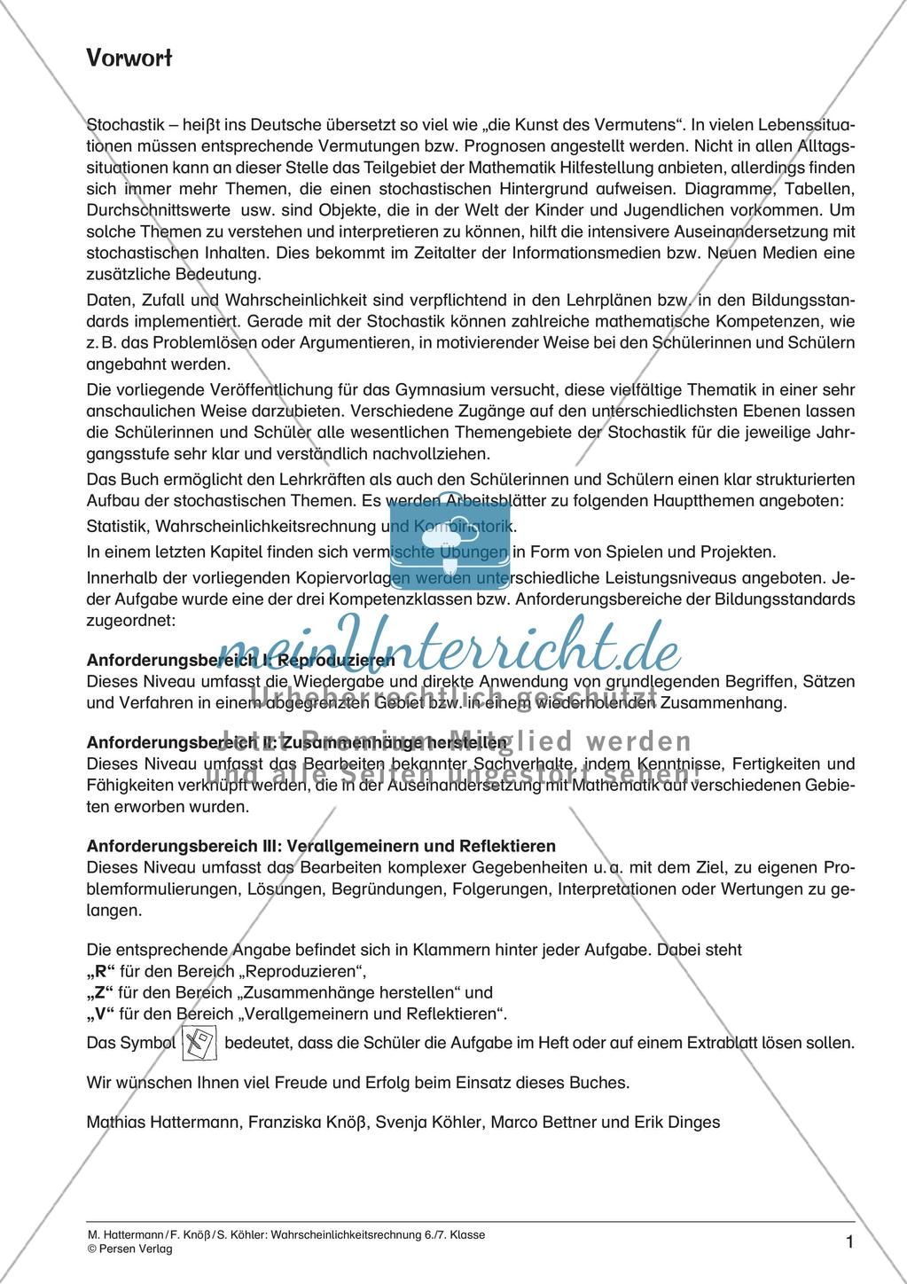Wahrscheinlichkeitsrechnung Preview 3