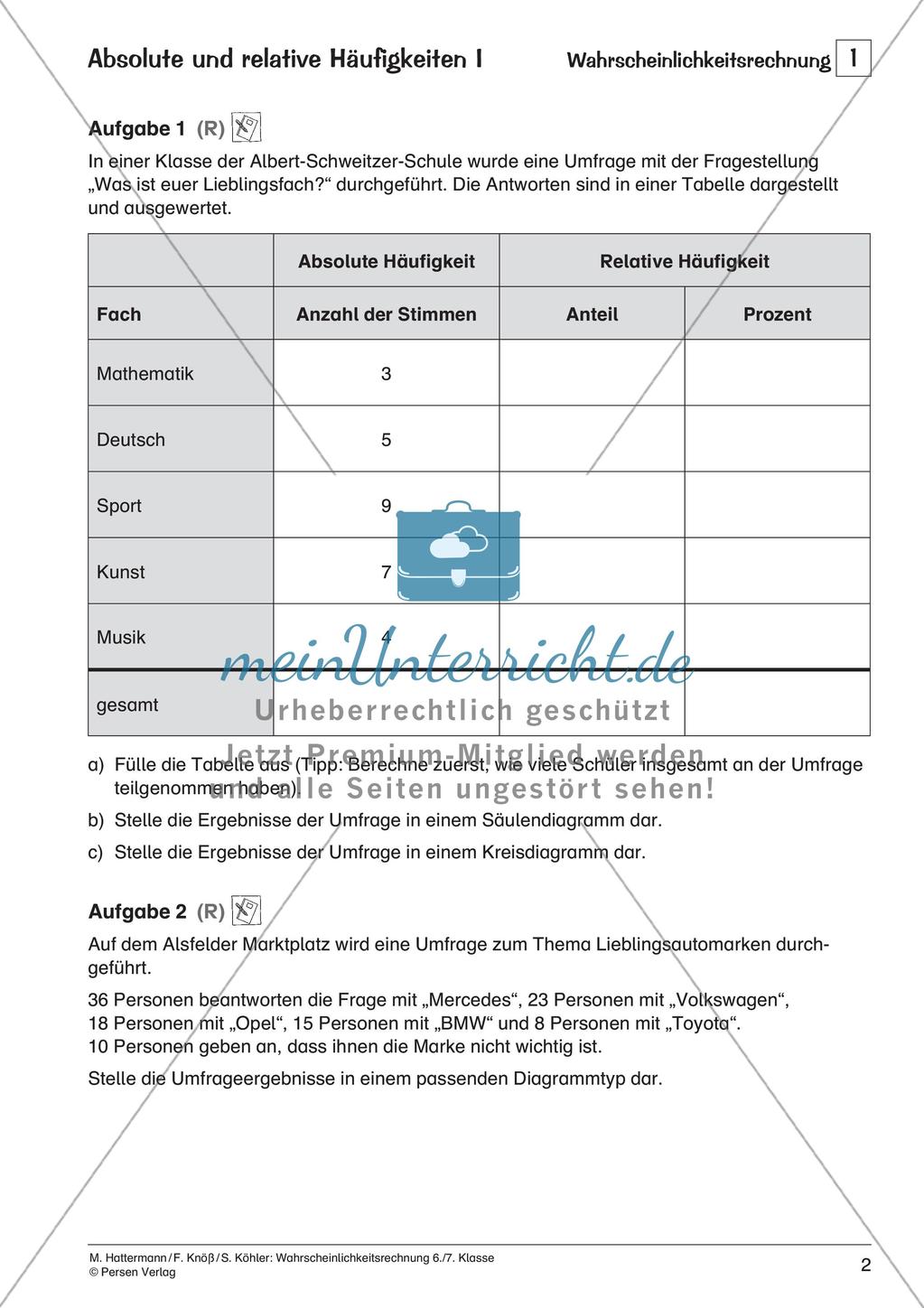 Wahrscheinlichkeitsrechnung Preview 4