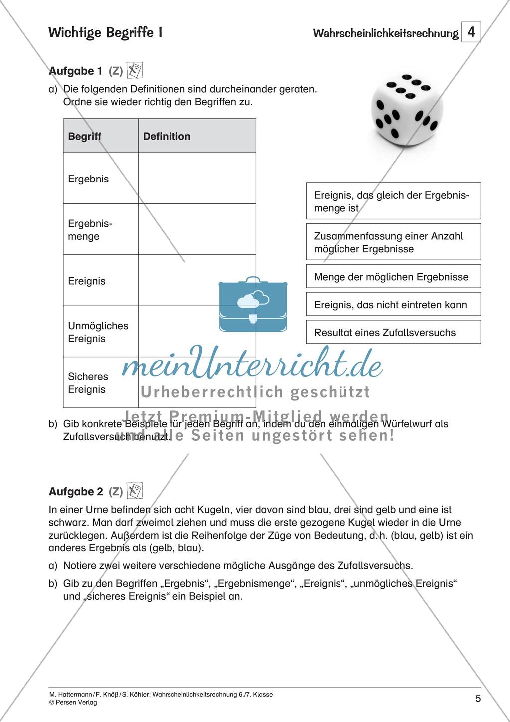 Wahrscheinlichkeitsrechnung Preview 7
