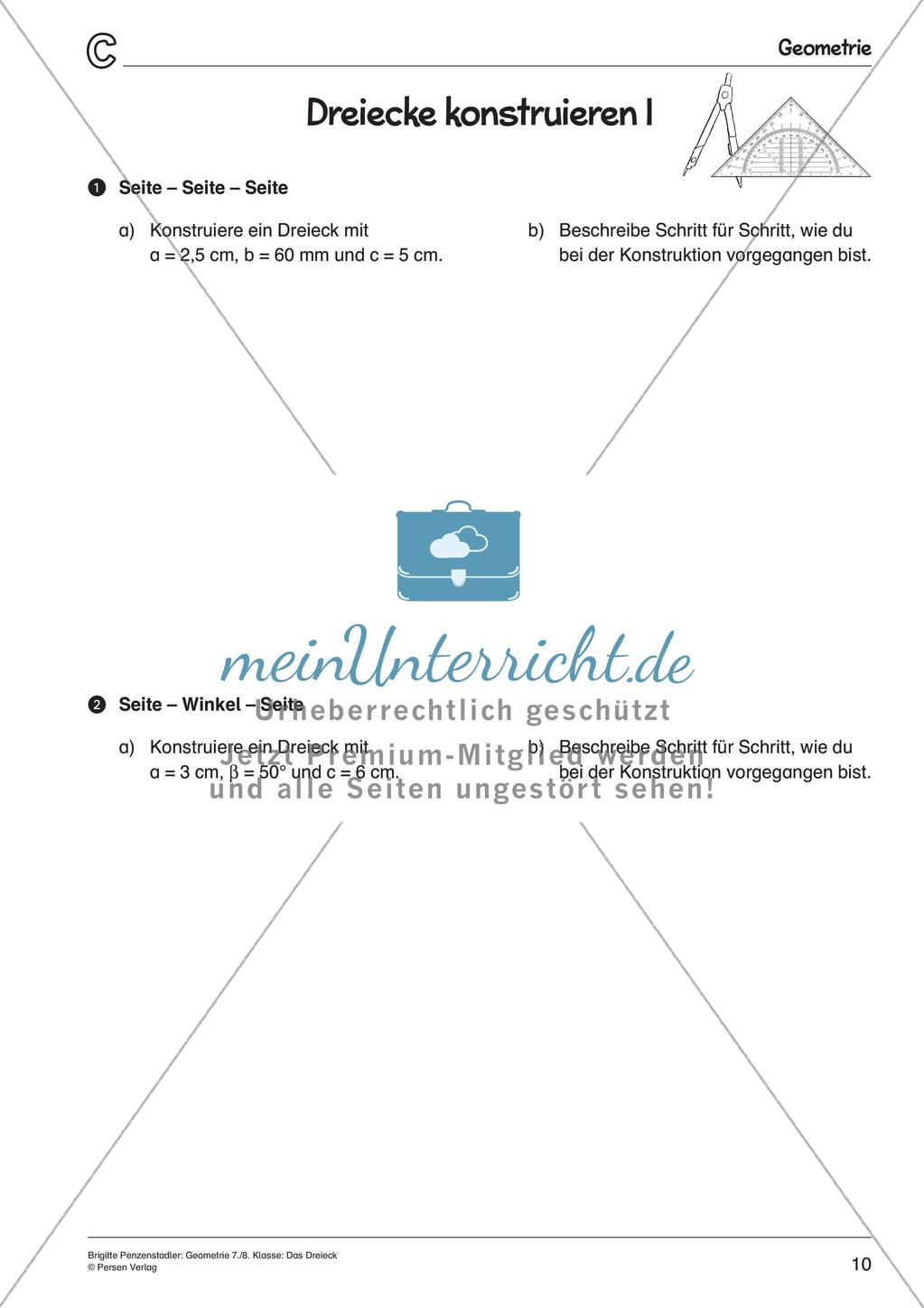 Geometrie: Das Dreieck Preview 12