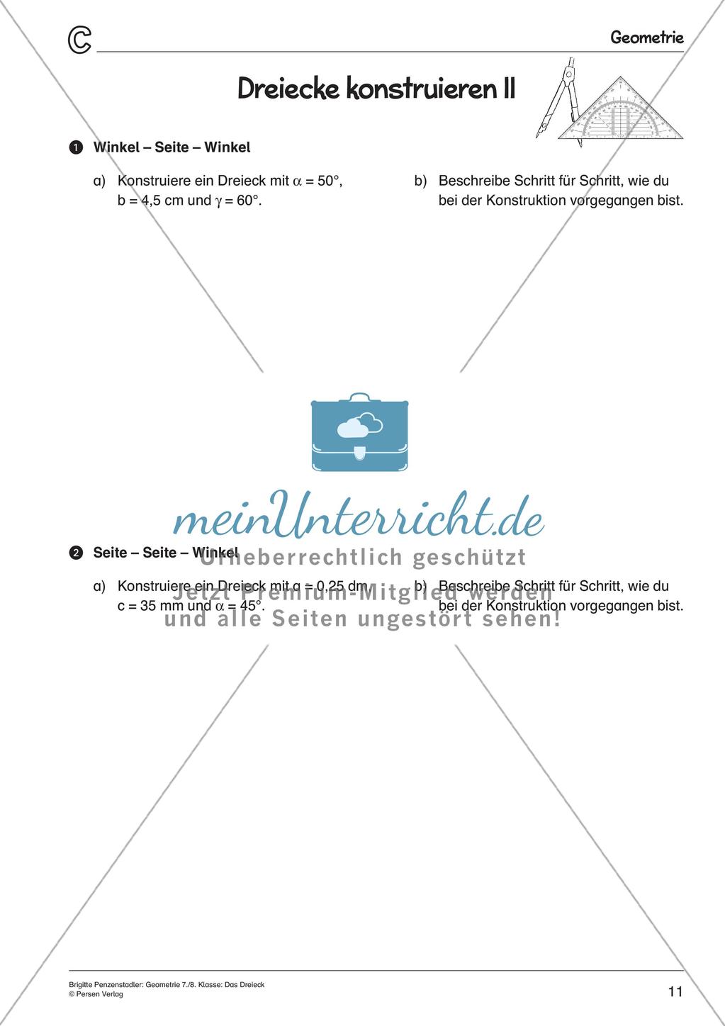 Geometrie: Das Dreieck Preview 13