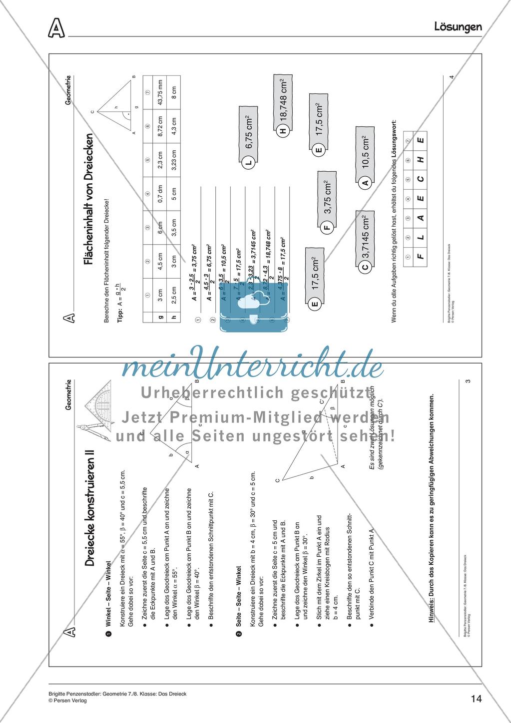 Geometrie: Das Dreieck Preview 16