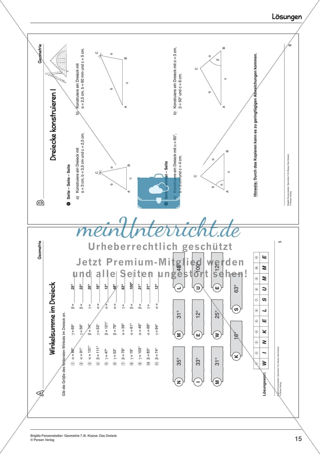 Geometrie: Das Dreieck Preview 17