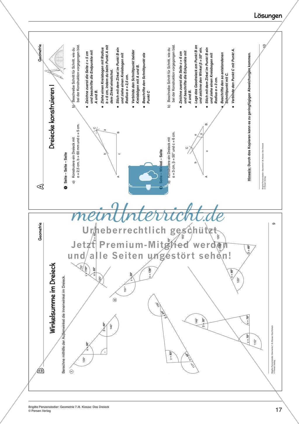Geometrie: Das Dreieck Preview 19
