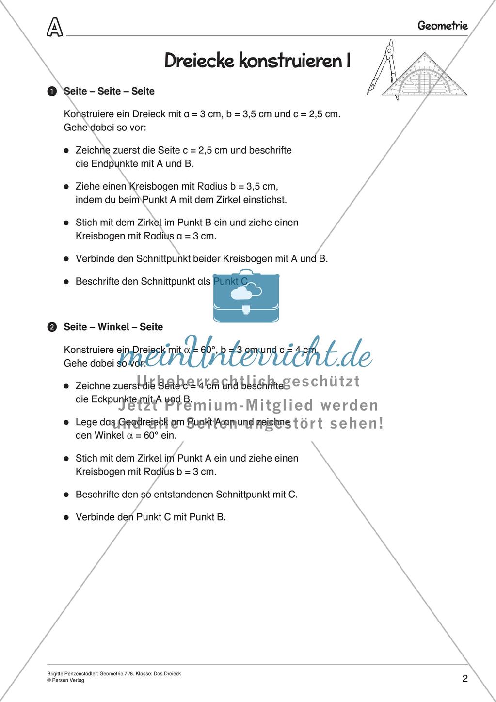Geometrie: Das Dreieck Preview 4