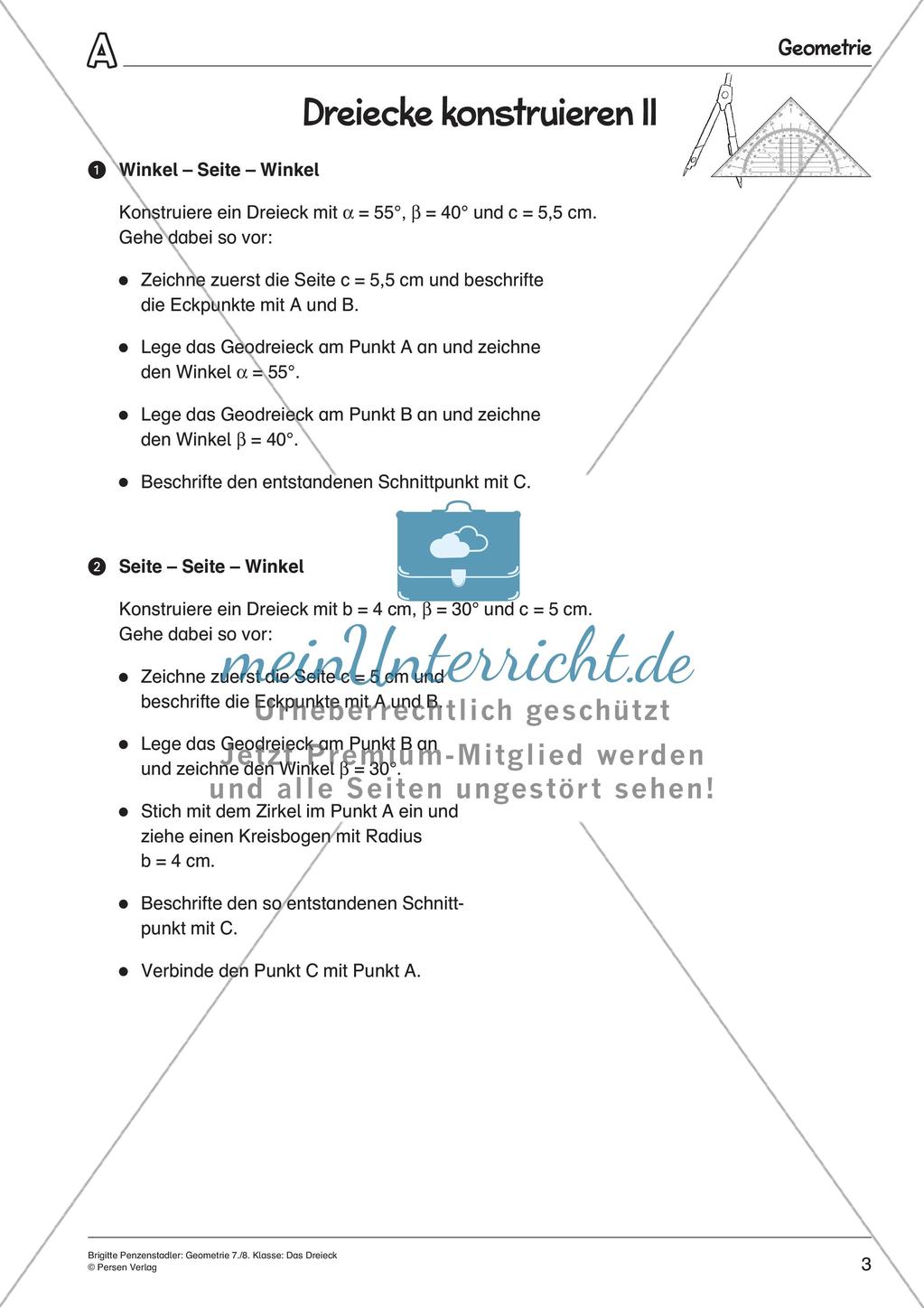 Geometrie: Das Dreieck Preview 5