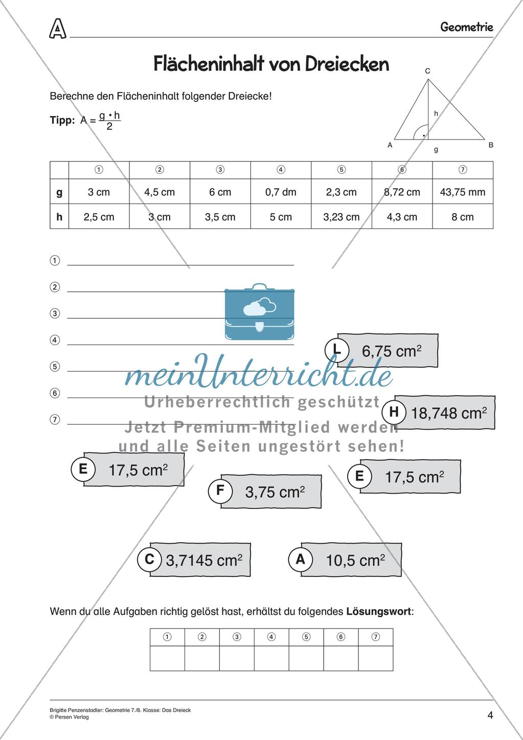 Geometrie: Das Dreieck Preview 6