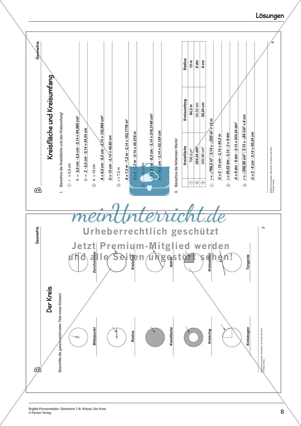 Geometrie: Der Kreis Preview 10