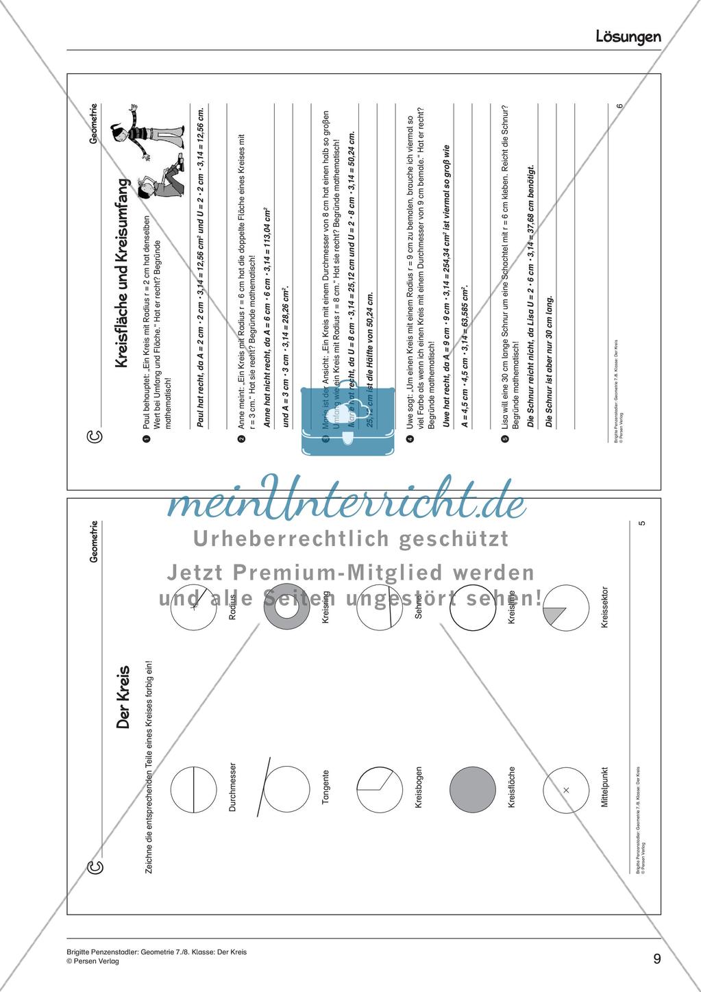 Geometrie: Der Kreis Preview 11