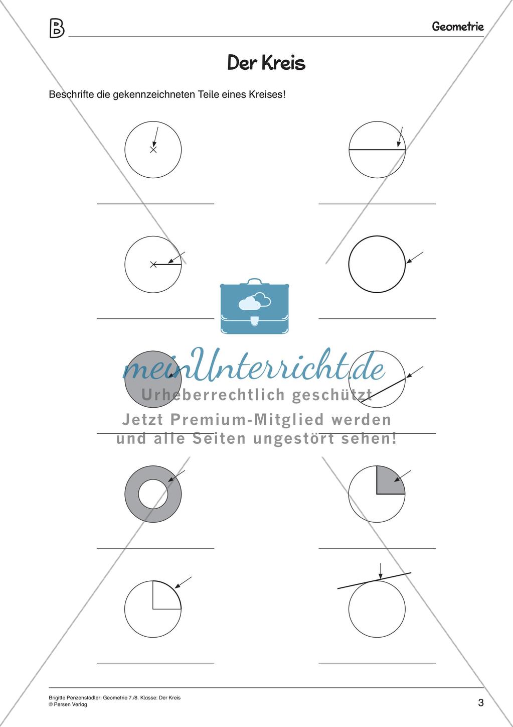 Geometrie: Der Kreis Preview 5