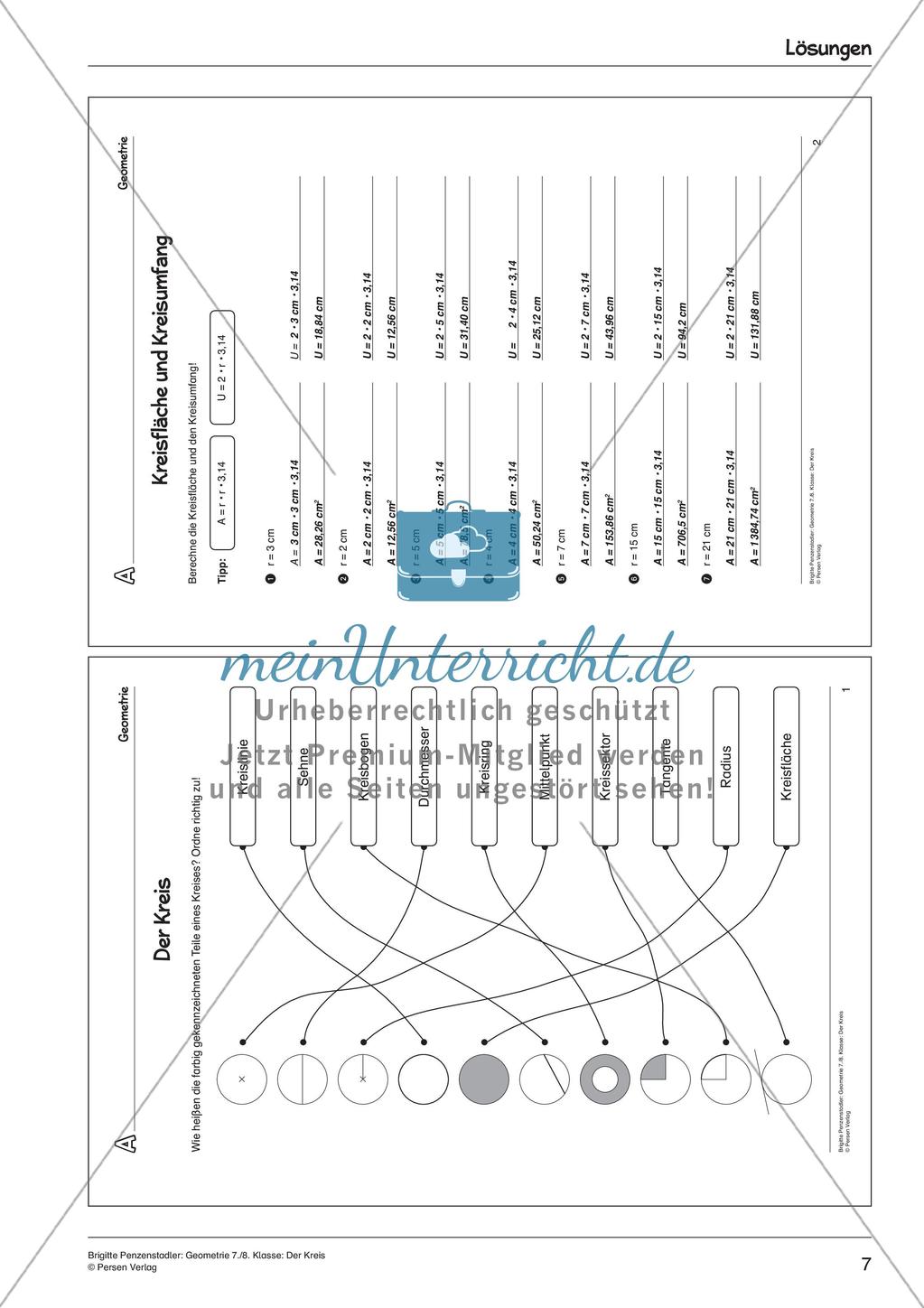 Geometrie: Der Kreis Preview 9