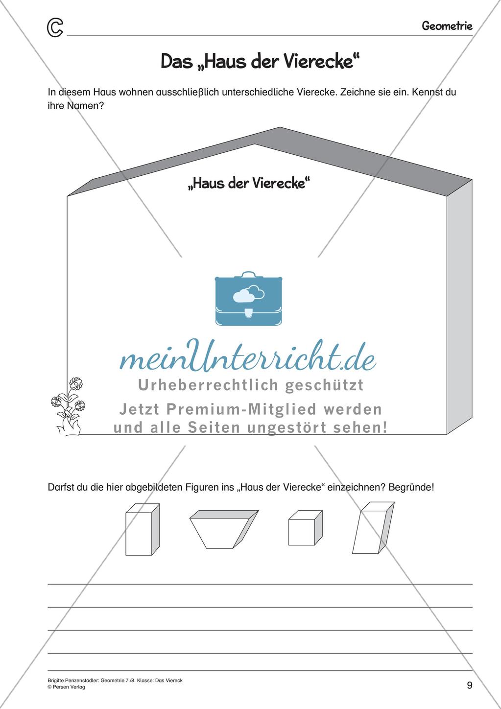 Geometrie: Das Viereck Preview 11