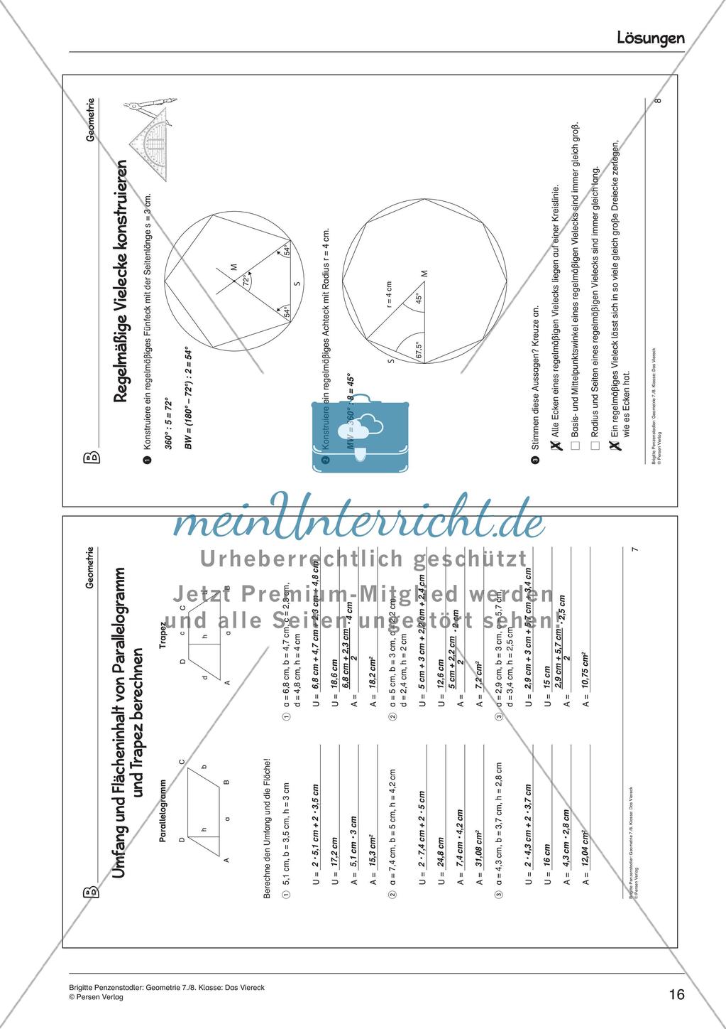 Geometrie: Das Viereck Preview 18