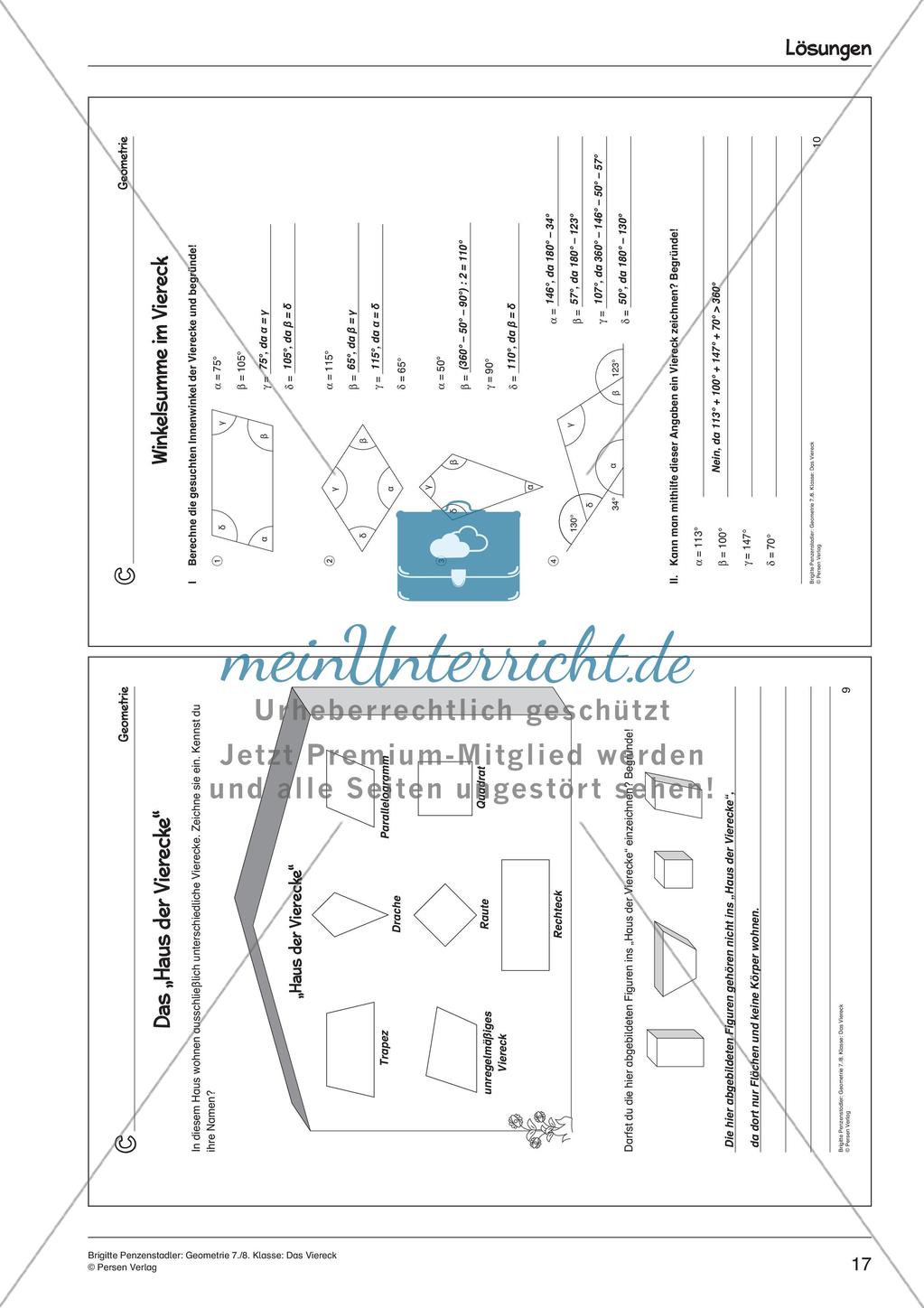 Geometrie: Das Viereck Preview 19
