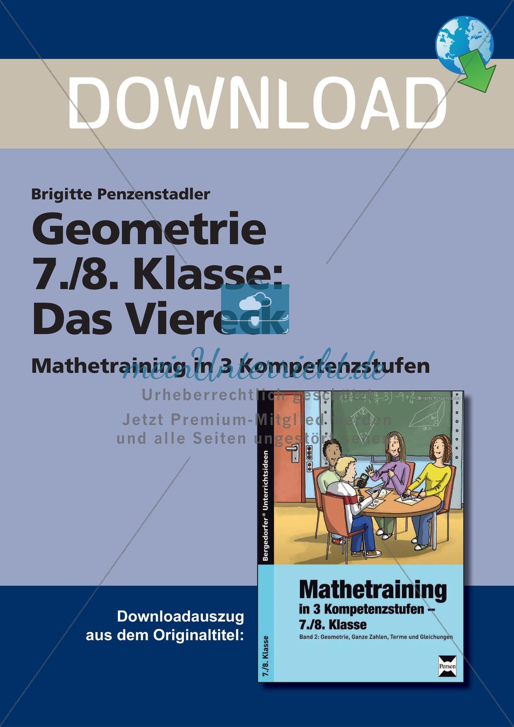 Geometrie: Das Viereck Preview 1