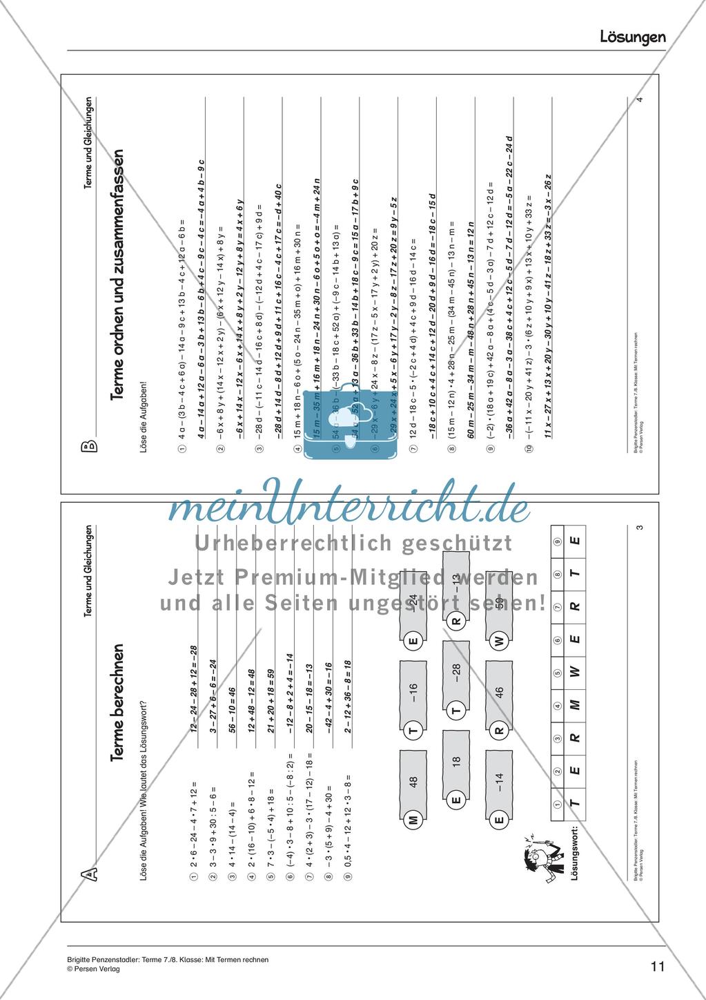 Rechnen mit Termen Preview 13