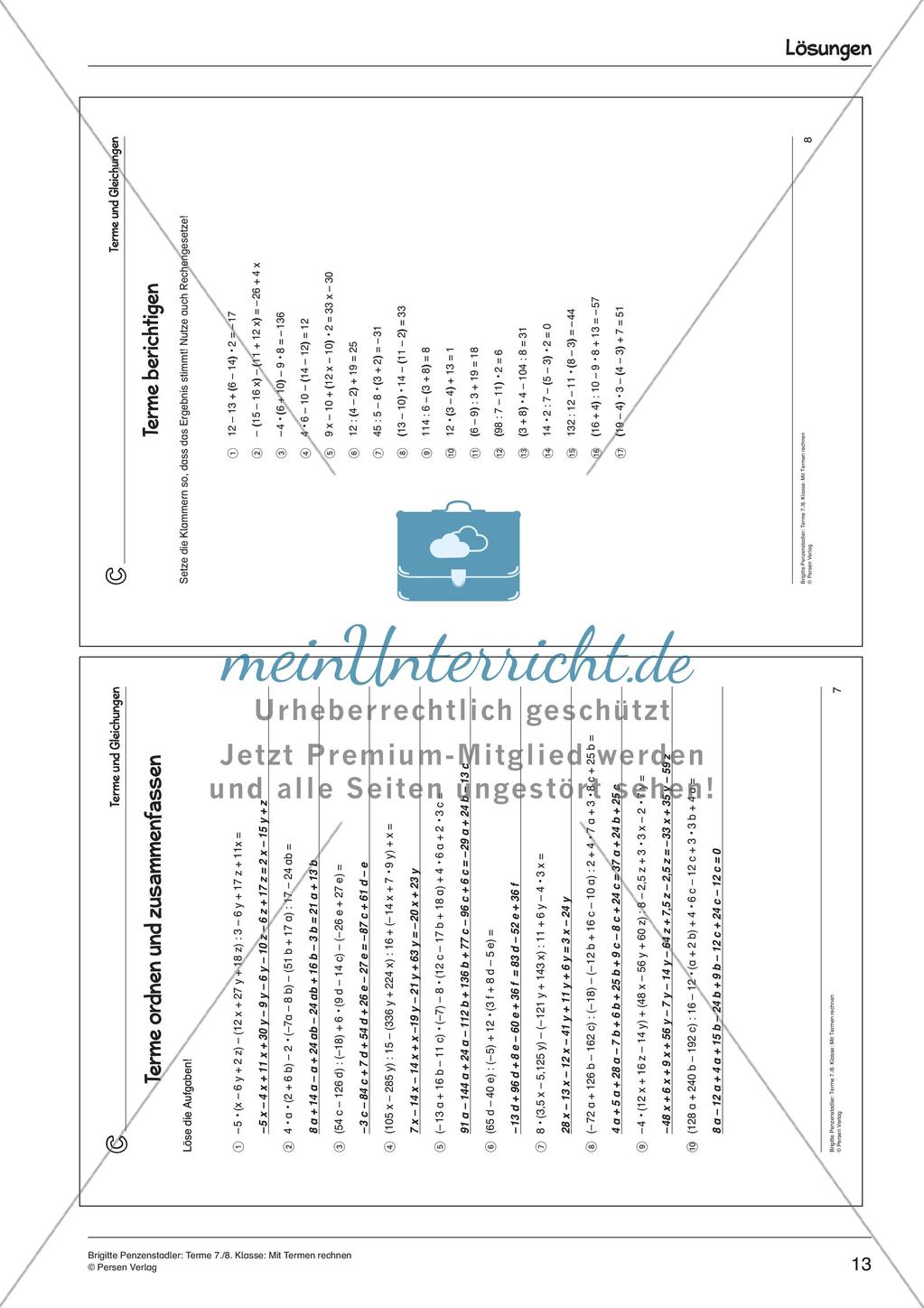 Rechnen mit Termen Preview 15